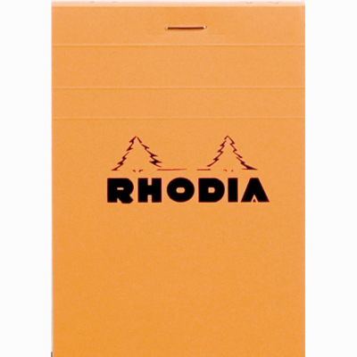 Rhodia Basic Çizgili Bloknot Turuncu Kapak 90g 70 Yaprak A5