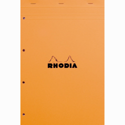 Rhodia - Rhodia Basic Çizgili Bloknot Beyaz Sayfa 80g 80 Yp 21x31,8cm
