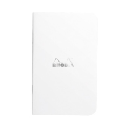 Rhodia - Rhodia Basic Çizgili Defter 80g 48 Yaprak A5 Beyaz