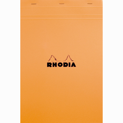 Rhodia Basic Çizgisiz Bloknot Turuncu Kapak 80g 80 Yaprak A4