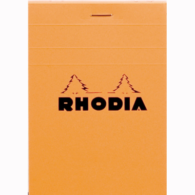 Rhodia Basic Kareli Bloknot Turuncu Kapak 80g 80 Sayfa 8,5x12cm