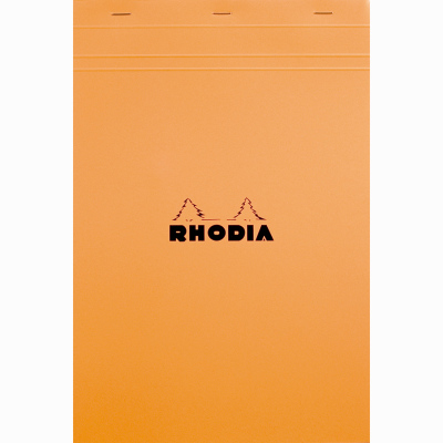 Rhodia Basic Kareli Bloknot Turuncu Kapak 80g 80 Sayfa A4