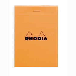 Rhodia - Rhodia Basic Kareli Bloknot Turuncu Kapak 80g 80 Sayfa A7