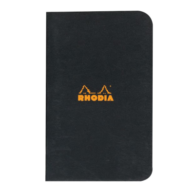 Rhodia Classic Kareli Defter 80g 24 Yaprak 7,5x12cm Siyah