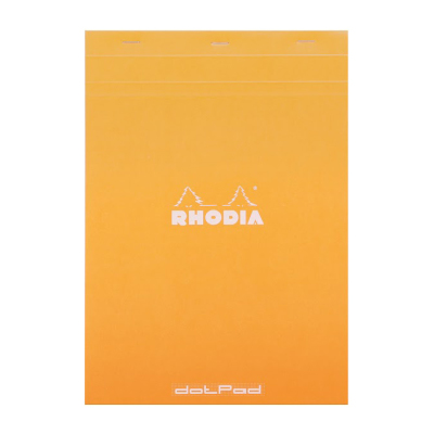 Rhodia Basic Noktalı Bloknot Turuncu Kapak 80g 80 Yaprak A4