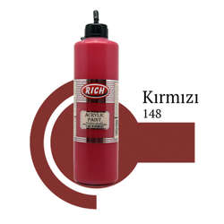 Rich - Rich Akrilik Boya 700ml No:148 Kırmızı