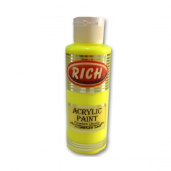 Rich - Rich Akrilik Boya 130ml Floresan Sarı