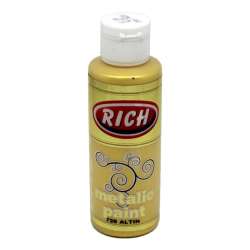 Rich - Rich Akrilik Metalik Boya 120ml 720 Altın