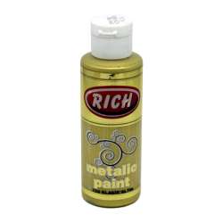 Rich - Rich Akrilik Metalik Boya 120ml 724 Klasik Altın