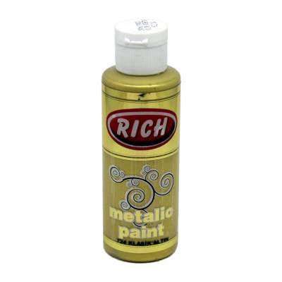 Rich Akrilik Metalik Boya 120ml 724 Klasik Altın