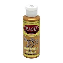 Rich - Rich Akrilik Metalik Boya 120ml 728 Aztek Altın