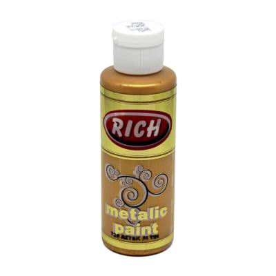 Rich Akrilik Metalik Boya 120ml 728 Aztek Altın