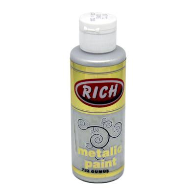 Rich Akrilik Metalik Boya 120ml 732 Gümüş