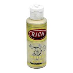 Rich - Rich Akrilik Metalik Boya 120ml 734 Krem