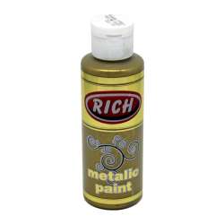 Rich - Rich Akrilik Metalik Boya 120ml 772 Koyu Altın