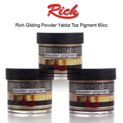 Rich Gilding Powder Yaldız Toz Pigment 60cc