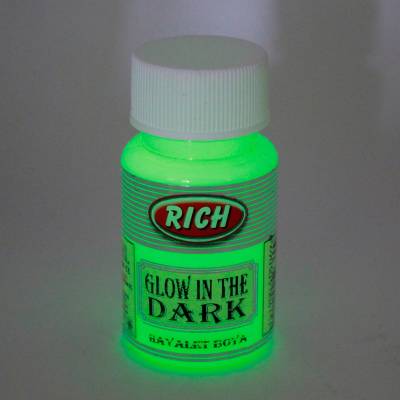 Rich Karanlıkta Parlayan Boya Glow In The Dark 50ml 3004 Yeşil