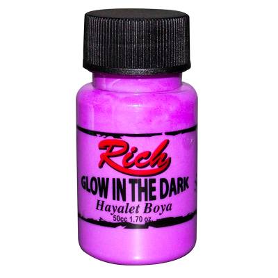 Rich Karanlıkta Parlayan Boya Glow In The Dark 50ml 3012 Mor