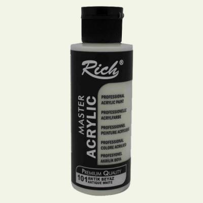 Rich Master Akrilik Boya 120ml 101 Antik Beyaz