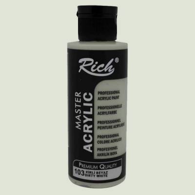 Rich Master Akrilik Boya 120ml 103 Kirli Beyaz