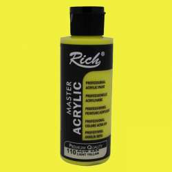 Rich - Rich Master Akrilik Boya 120ml 110 Açık Sarı