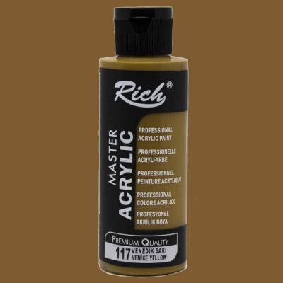 Rich Master Akrilik Boya 120ml 117 Venedik Sarı