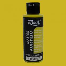 Rich - Rich Master Akrilik Boya 120ml 126 Hardal