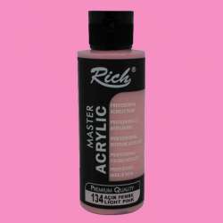 Rich - Rich Master Akrilik Boya 120ml 134 Açık Pembe