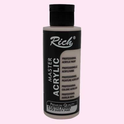 Rich Master Akrilik Boya 120ml 135 Toz Pembe