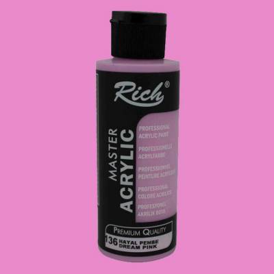 Rich Master Akrilik Boya 120ml 136 Hayal Pembe