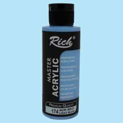 Rich - Rich Master Akrilik Boya 120ml 174 Açık Mavi