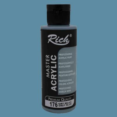 Rich Master Akrilik Boya 120ml 176 Gri Mavi