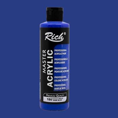 Rich Master Akrilik Boya 120ml 180 Koyu Mavi