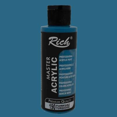 Rich Master Akrilik Boya 120ml 190 Turkuaz