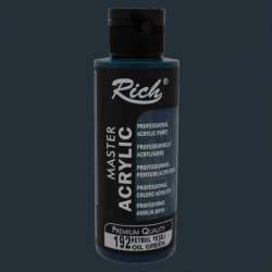 Rich - Rich Master Akrilik Boya 120ml 192 Petrol Yeşili