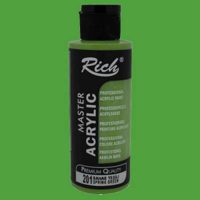 Rich Master Akrilik Boya 120ml 201 Bahar Yeşili