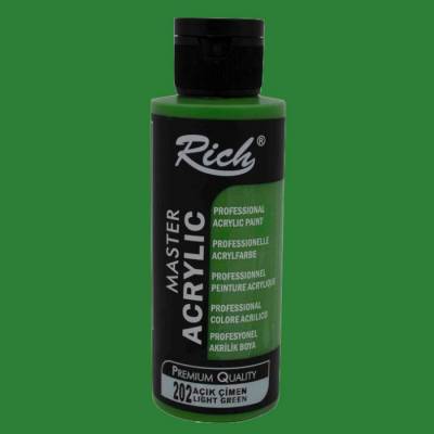 Rich Master Akrilik Boya 120ml 202 Açık Çimen