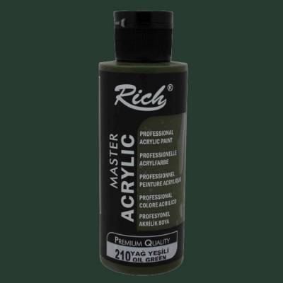 Rich Master Akrilik Boya 120ml 210 Yağ Yeşili