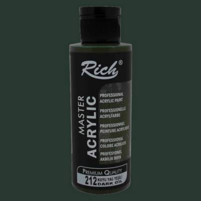 Rich Master Akrilik Boya 120ml 212 Koyu Yağ Yeşili