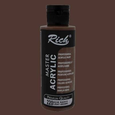 Rich Master Akrilik Boya 120ml 220 Açık Kahve