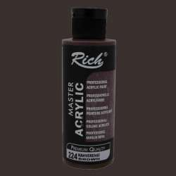 Rich - Rich Master Akrilik Boya 120ml 224 Kahverengi