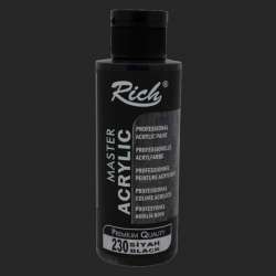 Rich - Rich Master Akrilik Boya 120ml 230 Siyah