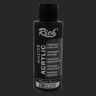 Rich Master Akrilik Boya 120ml 230 Siyah