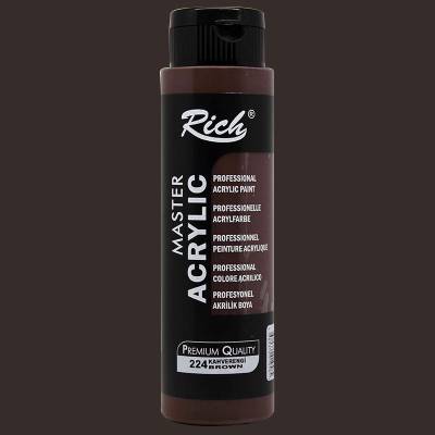 Rich Master Akrilik Boya 500ml 224 Kahverengi