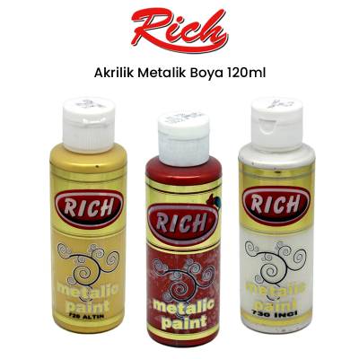 Rich Akrilik Metalik Boya 120ml