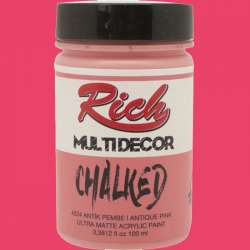 Rich - Rich Multi Decor Chalked Akrilik Boya 100ml 4524 Antik Pembe