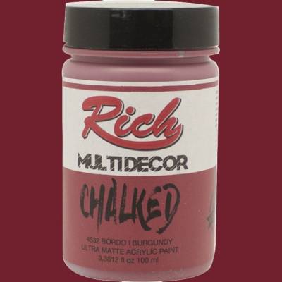 Rich Multi Decor Chalked Akrilik Boya 100ml 4532 Bordo