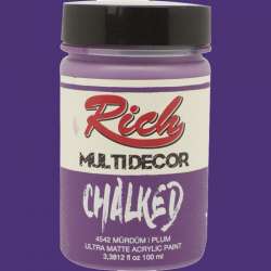 Rich - Rich Multi Decor Chalked Akrilik Boya 100ml 4542 Mürdüm