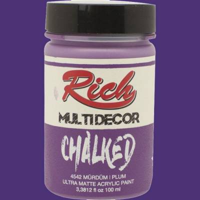 Rich Multi Decor Chalked Akrilik Boya 100ml 4542 Mürdüm