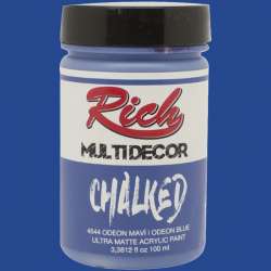 Rich - Rich Multi Decor Chalked Akrilik Boya 100ml 4544 Odeon Mavi